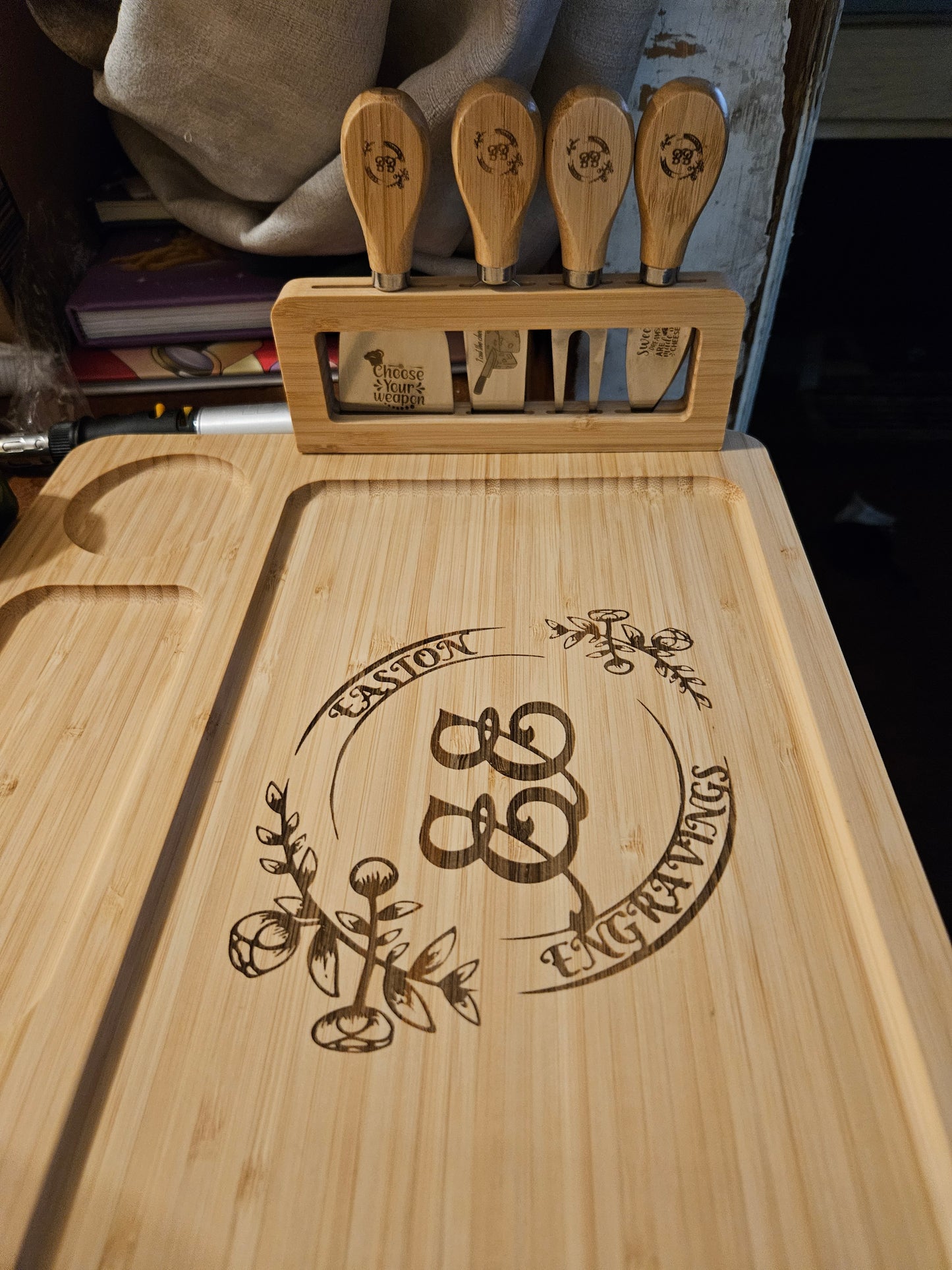 The Gather & Graze Cheese Board – by Easton Engravings