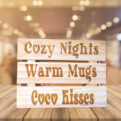 Cozy Nights, Warm Mugs & Cocoa Kisses Gift Set
