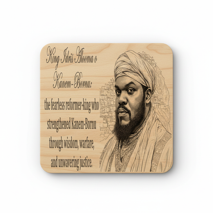 African Kings & Queens Coaster Collection – Engraved Wood Coasters