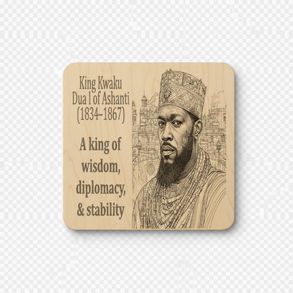 African Kings & Queens Coaster Collection – Engraved Wood Coasters