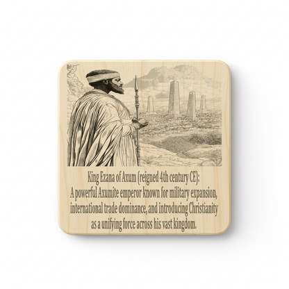 African Kings & Queens Coaster Collection – Engraved Wood Coasters