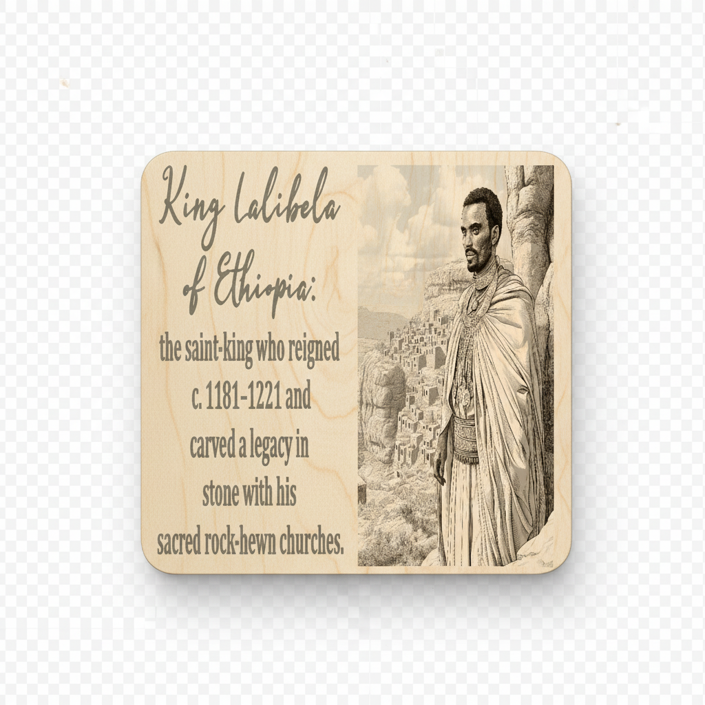 African Kings & Queens Coaster Collection – Engraved Wood Coasters