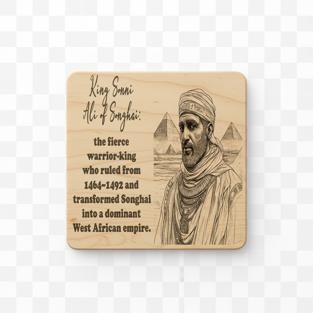 African Kings & Queens Coaster Collection – Engraved Wood Coasters