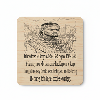 African Kings & Queens Coaster Collection – Engraved Wood Coasters
