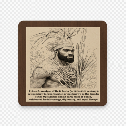 African Kings & Queens Coaster Collection – Engraved Wood Coasters