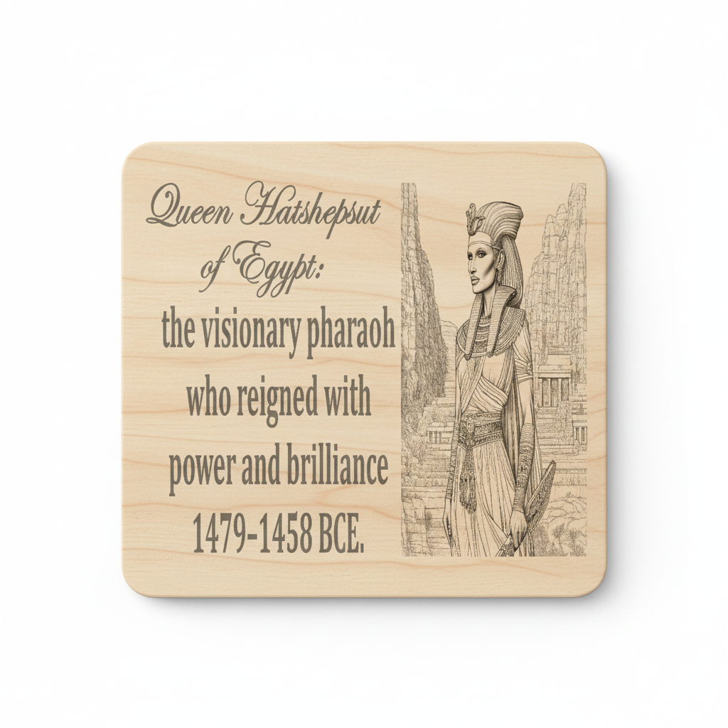 African Kings & Queens Coaster Collection – Engraved Wood Coasters